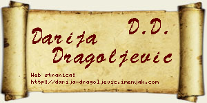 Darija Dragoljević vizit kartica